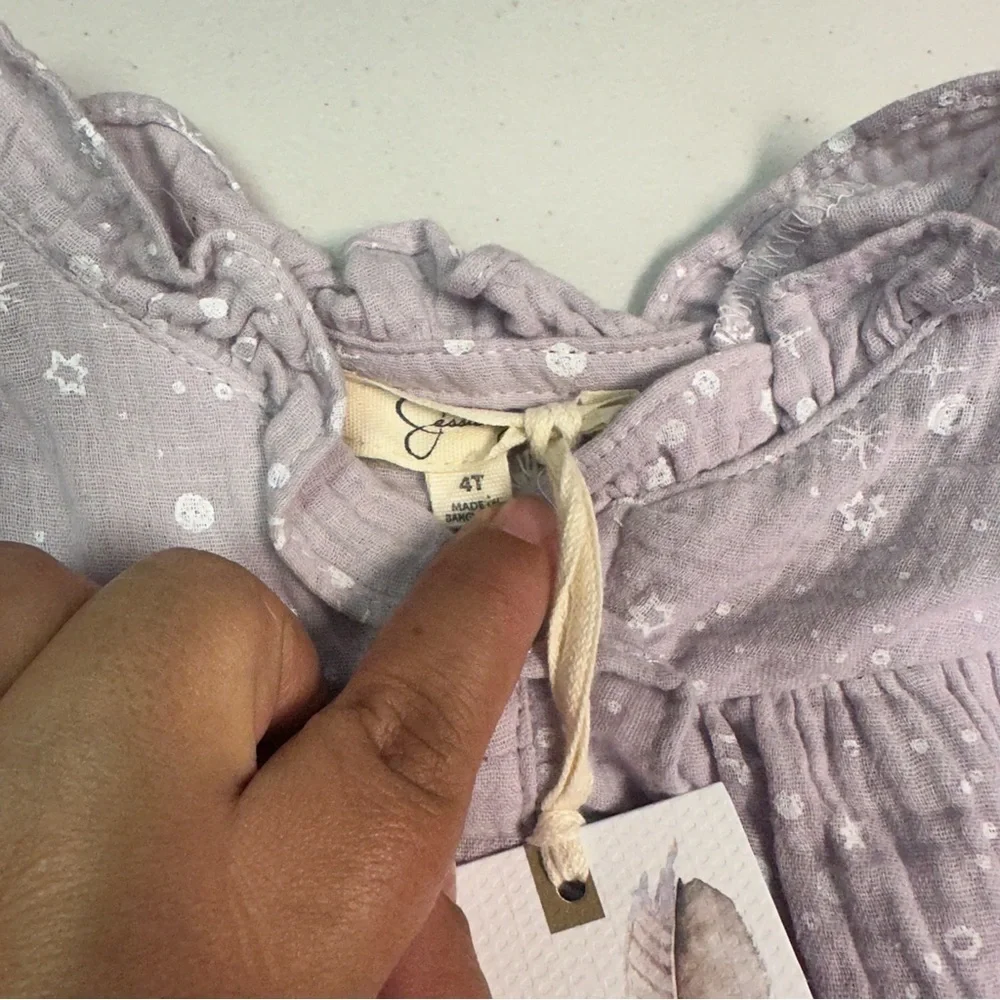 Jessica Simpson | Purple and Cream Kids Matching Set‎